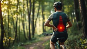 Rückenschmerzen beim Radfahren