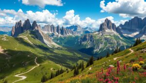 Dolomiten Fernwanderweg Landschaft
