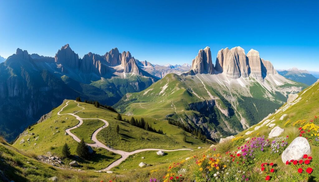 Dolomiten Wanderrouten Übersicht