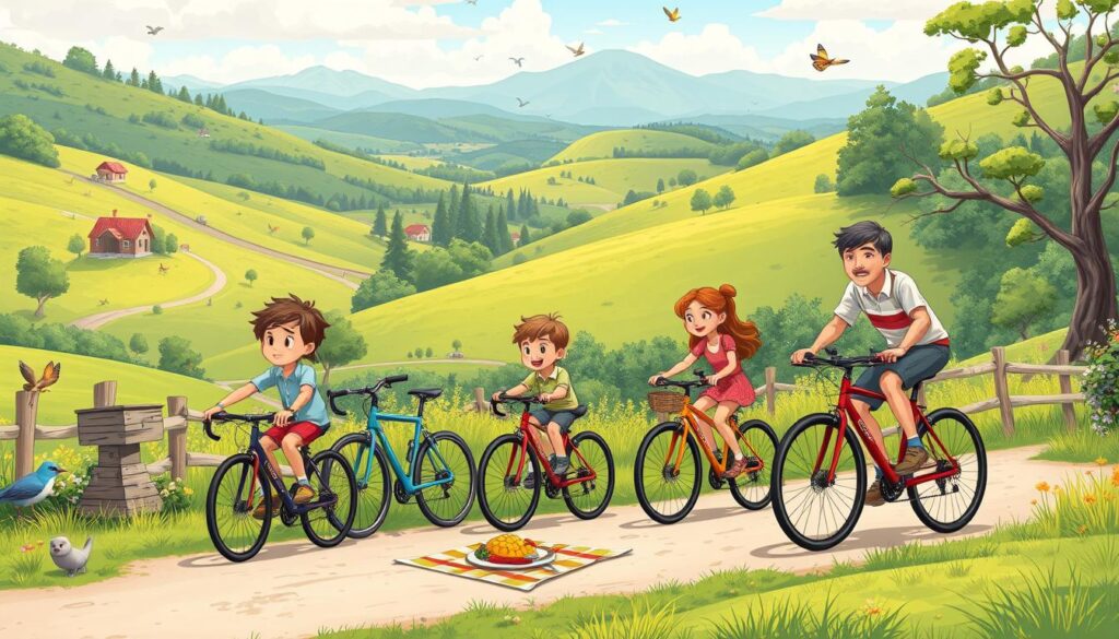 Familienradtour Routenplanung