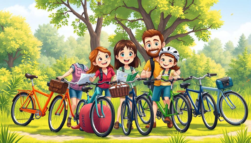 Familienradtour Vorbereitung