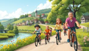 Familienradurlaub in Deutschland