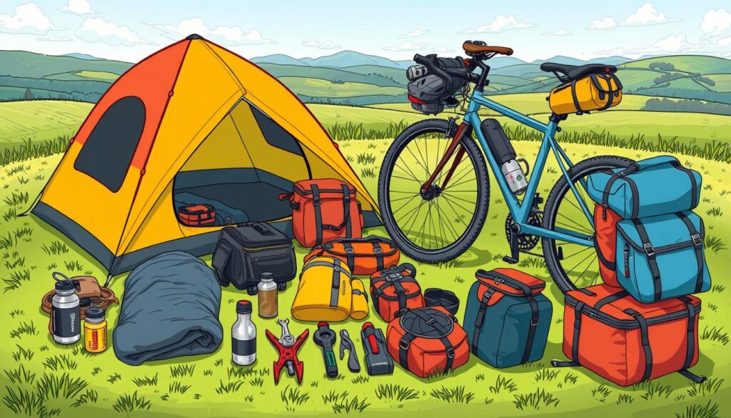 Radtour Ausrüstung Bikepacking
