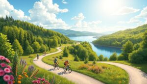 Radtour Mecklenburger Seenrunde Landschaft