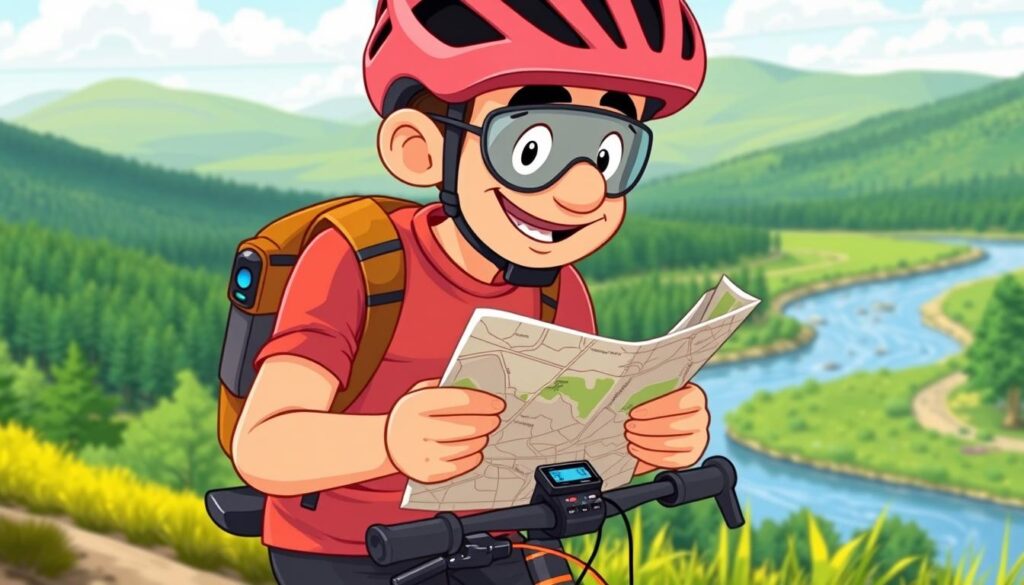 Radtour Navigation und Sicherheit