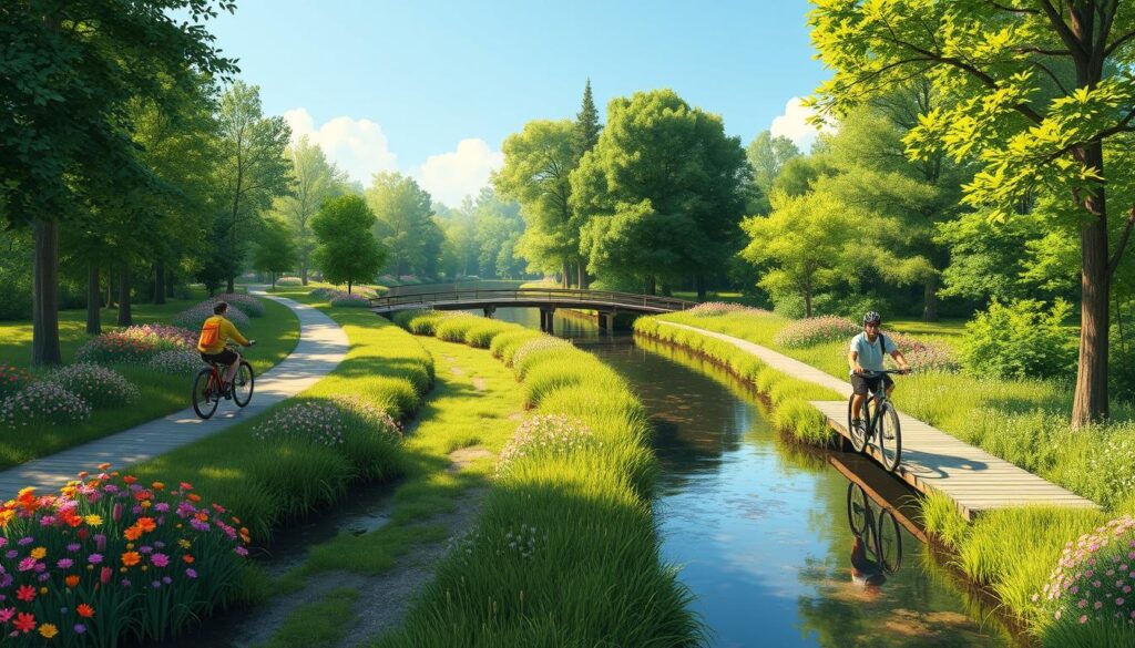 Radwege im Spreewald