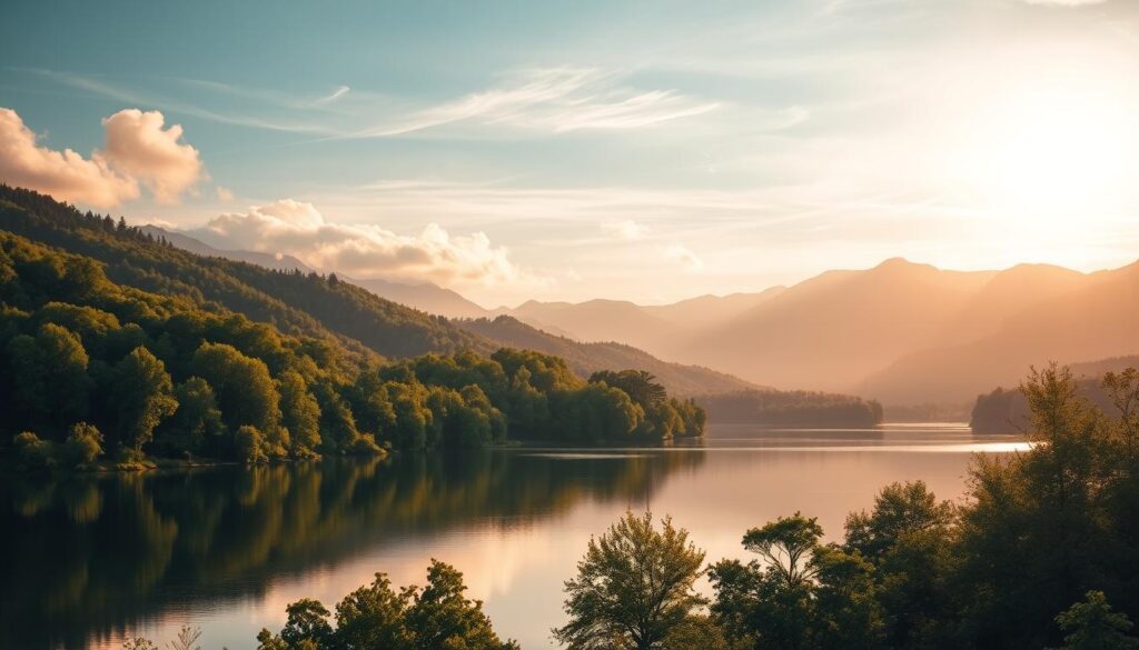Breitenbachtalsperre Naturlandschaft