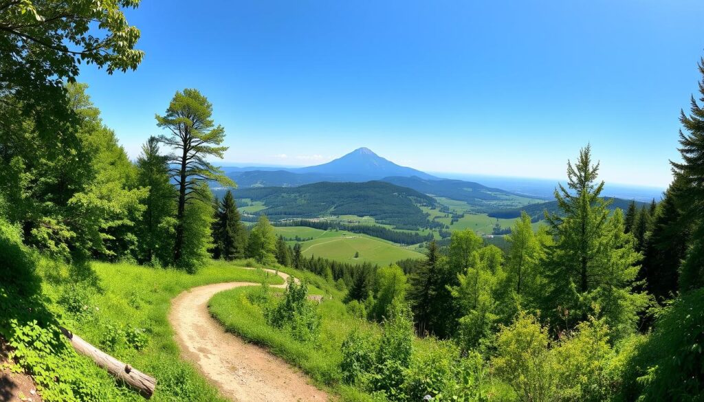 Fuchskaute Wanderung Panoramablick
