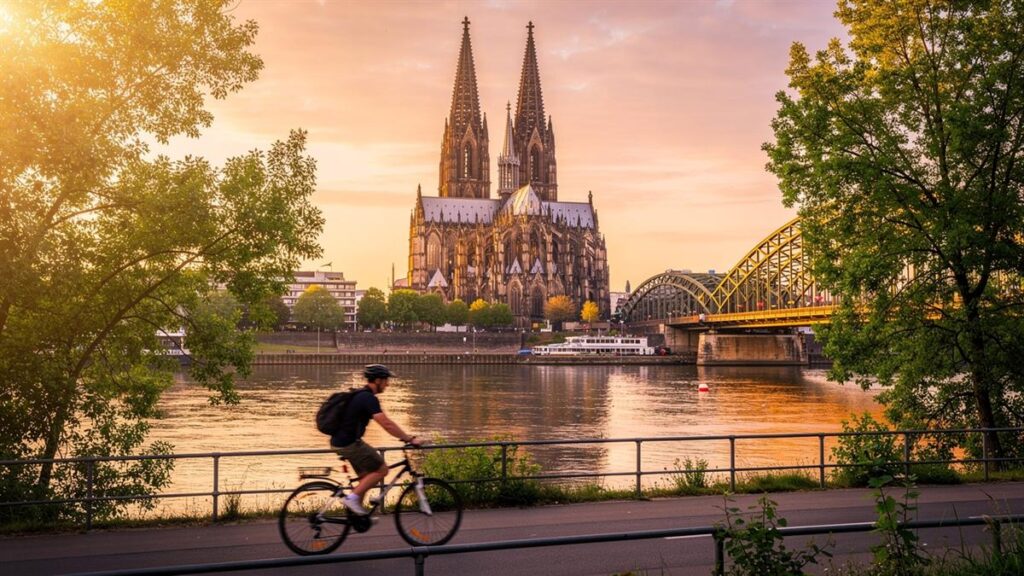 Der Rheinradweg zur Radreise in Deutschland